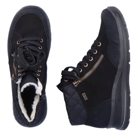 Botas impermeables con aislamiento de cuero Rieker W RKR567 negro 17