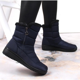 Botas de nieve con aislamiento NEWS W EVE377B azul marino 4