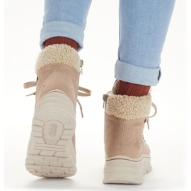 Botas aislantes impermeables Rieker W RKR572 beige 5