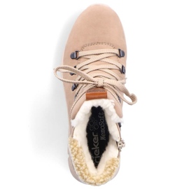 Botas aislantes impermeables Rieker W RKR572 beige 11