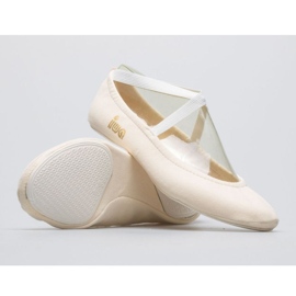 Zapatillas de ballet de gimnasia Iwa 302 crema blanco 3