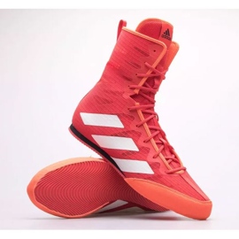 Zapatos de boxeo adidas Box Hog 4 M GW1403 rojo 8