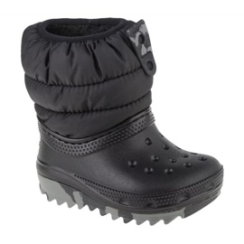 Zapatos Crocs Classic Neo Puff Boot Niño 207683-001 negro 4
