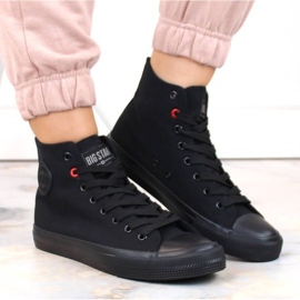 Zapatillas altas y deportivas Big Star T274033 INT1826 negro 4