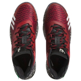 Zapatillas de baloncesto adidas DONIssue 4 IF2162 rojo burdeos 3