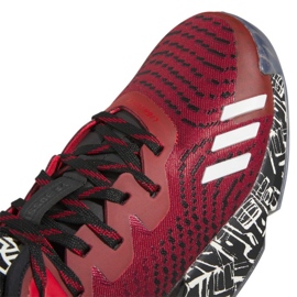 Zapatillas de baloncesto adidas DONIssue 4 IF2162 rojo burdeos 5