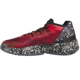 Zapatillas de baloncesto adidas DONIssue 4 IF2162 rojo burdeos 7