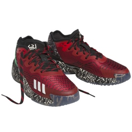 Zapatillas de baloncesto adidas DONIssue 4 IF2162 rojo burdeos 9