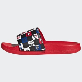 Chanclas Adidas Adilette Comfort Spiderman K HP7758 rojo 4