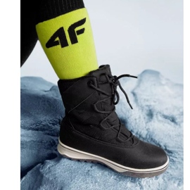 Botas de invierno para niños 4F Jr 4FJAW22FSBSF005-20S negro 4