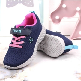 Zapatillas deportivas NEWS Jr EVE396A azul marino 4
