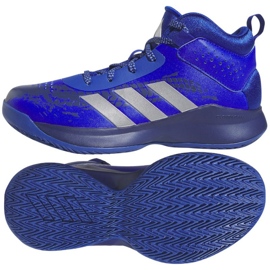 Zapatillas de baloncesto adidas Cross Em Up 5 K Wide W HQ8495 azul azul 7