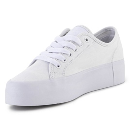 Zapatos de plataforma manual DC W ADJS300280-WW0 blanco 4