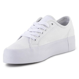 Zapatos de plataforma manual DC W ADJS300280-WW0 blanco 10