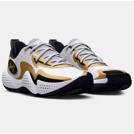Under Armour Zapatos de baloncesto bajo Armour Spawn 5 3026285 101 blanco blanco 3
