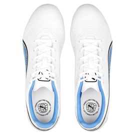 Puma King Match FG/AG M 107257 01 zapatos de fútbol blanco blanco 3