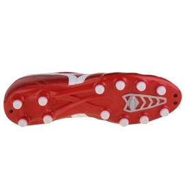 Mizuno Morelia Ii Pro Md M P1GA221360 zapatos de fútbol rojo naranjas y tintos 3