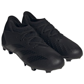 Adidas Predator Accuracy.3 Fg Jr GW4610 zapatos de fútbol negro negro 3