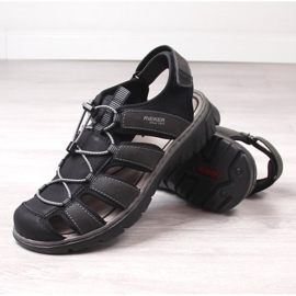 Sandalias cerradas Rieker 26770-00 RKR584 negro 3