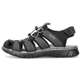Sandalias cerradas Rieker 26770-00 RKR584 negro 8