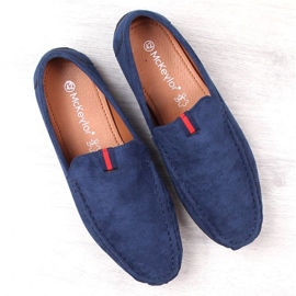 Mocasines McKeylor de ante M 2260 JAN208B azul 3