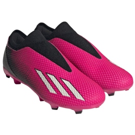 Adidas X Speedportal.3 Fg Ll M GZ5065 zapatos de fútbol rosado rosas y morados 3