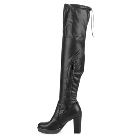 Vices Botas por encima de la rodilla negro 4