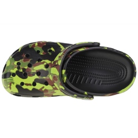 Chanclas Crocs Classic Spray Camo Clog 208305-001 verde 6