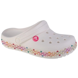 Crocs Crocband Stretch Collar 208269-94S chanclas blanco 4