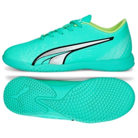 Puma Ultra Play It Jr 107237 01 zapatos de fútbol verde verde 5