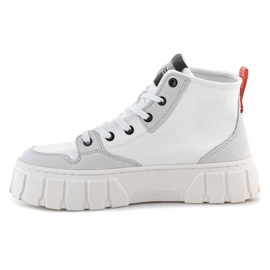 Zapatos Palladium Pallatower Hi W 98573-116-M blanco 4