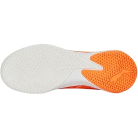 Puma Ultra Match Ll It + Mid Jr 107232 01 zapatos de fútbol naranja naranjas y tintos 3