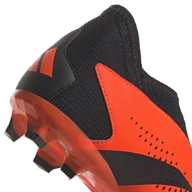 Adidas Predator Accuracy.3 Fg Ll Jr GW4607 zapatos de fútbol naranja naranjas y tintos 4