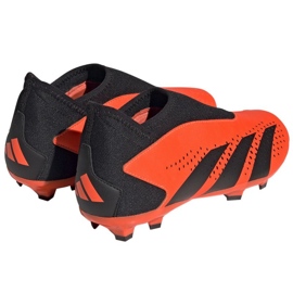 Adidas Predator Accuracy.3 Fg Ll Jr GW4607 zapatos de fútbol naranja naranjas y tintos 5