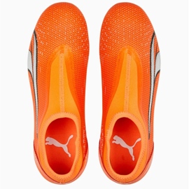 Zapatillas de fútbol Puma Ultra Match Ll FG/AG 107229 01 naranja naranjas y tintos 3