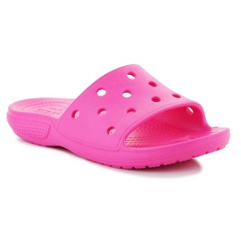 Crocs Classic Slide 206121-6ub Flip-Flops rosado 5