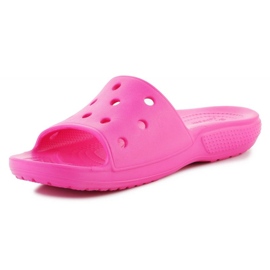 Crocs Classic Slide 206121-6ub Flip-Flops rosado 7