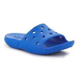 Crocs Classic Slide K Jr 206396-4KZ zapatillas azul 5
