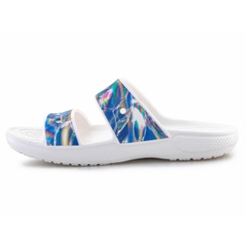 Sandalias Crocs Classic Hyperreal W 208375-928 azul 4