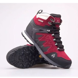 Botas Bergson Para Caminar En Tubkal Mid Burgundy rojo 9