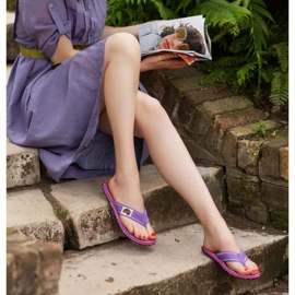 Chanclas Gumbies Islander Canvas W G-IS-WN-PUHIB violeta 4