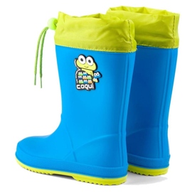 Botas de agua Coqui Rainy Collar Jr. 8508-100-4713 azul 7