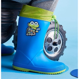 Botas de agua Coqui Rainy Collar Jr. 8508-100-4713 azul 9