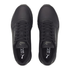 Zapatos Puma St Runner v3 L Jr 384904 01 negro 3