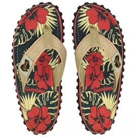 Chanclas Gumbies Islander Denim Hibiscus GU-FFISL109 multicolor 4