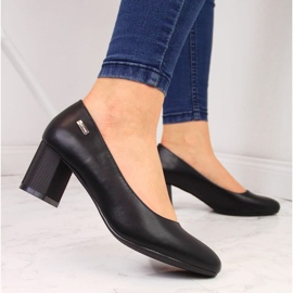 Zapatos de tacón en un poste decorativo Sergio Leone W SK314A negro 4