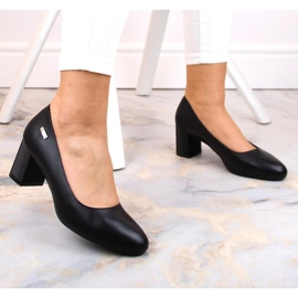 Zapatos de tacón en un poste decorativo Sergio Leone W SK314A negro 6
