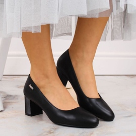 Zapatos de tacón en un poste decorativo Sergio Leone W SK314A negro 11