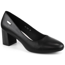 Zapatos de tacón en un poste decorativo Sergio Leone W SK314A negro 14