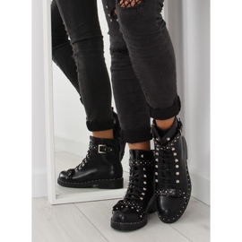 Botas negras con tachuelas ae82p negro cobre 4